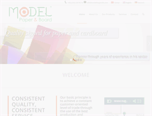 Tablet Screenshot of modelkagitcilik.com